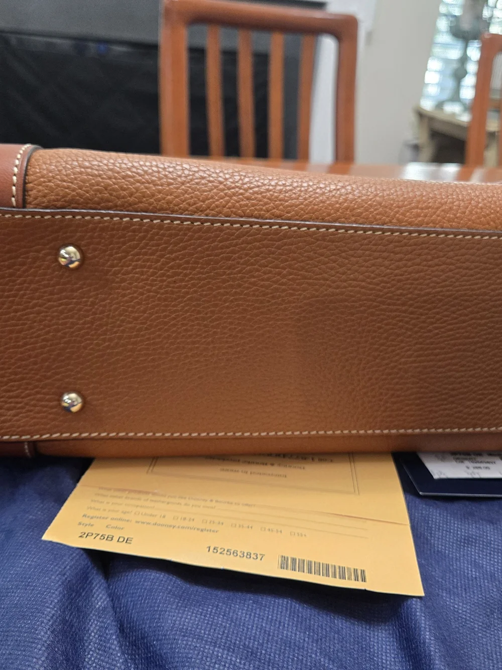 Dooney & Bourke structured satchel